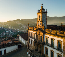 Foto do Museu da Inconfidência na cidade de Ouro Preto.